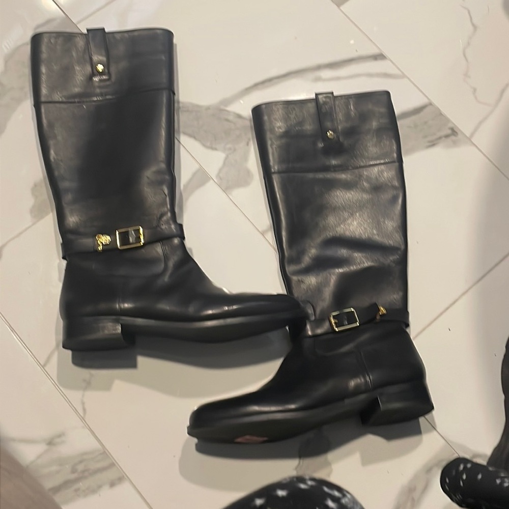 Ralph Lauren boots black